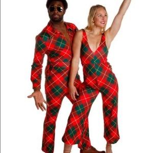 Women’s Shinesty Christmas - Holiday Plaid Jumpsuit - medium